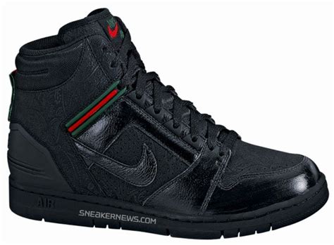 air force 2 high gucci shoes.